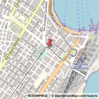 Mappa Via Tommaso Cannizzaro, 87, 98122 Messina ME, Italia, 98152 Messina, Messina (Sicilia)