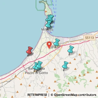 Mappa Via Palmiro Togliatti, 98057 Milazzo ME, Italia (4.35769)