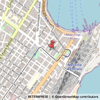 Mappa Via Ugo Bassi, 12, 98122 Messina, Messina (Sicilia)