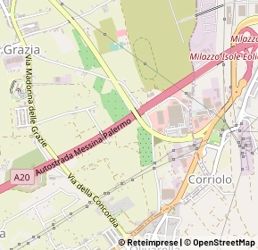 Mappa Via Arno, 98057 Milazzo ME, Italia (0.388)