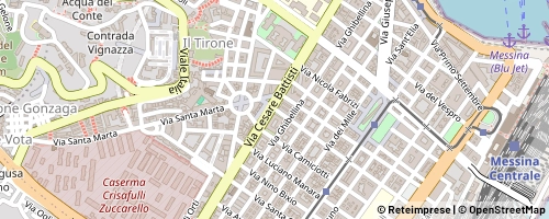 Mappa Messina