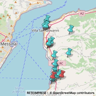 Mappa Via Suor Maria Brigida Postorino, 89135 Reggio di Calabria RC, Italia (4.437)