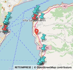Mappa Via Suor Maria Brigida Postorino, 89135 Reggio di Calabria RC, Italia (6.1295)