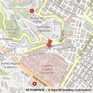 Mappa Via Giovanni Cesareo, 21, 98123 Messina, Messina (Sicilia)