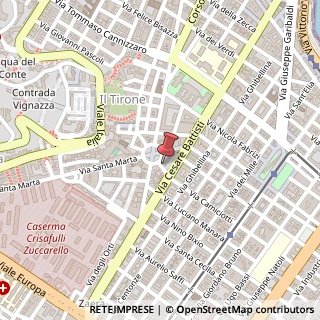 Mappa Via Cernaia, 14, 98123 Messina, Messina (Sicilia)