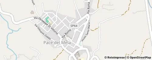Mappa Pace del Mela
