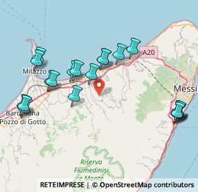 Mappa 98040 Roccavaldina ME, Italia (9.8505)