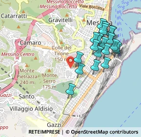 Mappa Via Rimini, 98124 Messina ME, Italia (1.062)