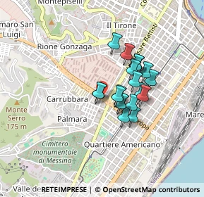 Mappa Viale Europa, 98123 Messina ME, Italia (0.334)