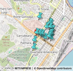 Mappa Viale Europa, 98123 Messina ME, Italia (0.3425)