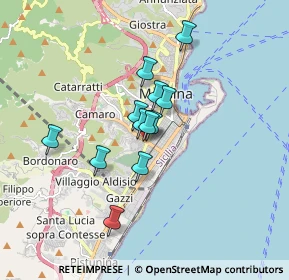 Mappa Viale Europa, 98123 Messina ME, Italia (1.34917)