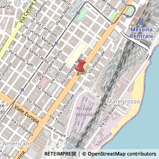 Mappa Via Giuseppe la Farina, 137, 98123 Messina, Messina (Sicilia)