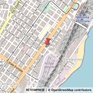 Mappa Via Santa Cecilia, 54, 98123 Messina ME, Italia, 98123 Messina, Messina (Sicilia)