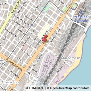 Mappa Via Campoformido, 73, 98123 Messina, Messina (Sicilia)