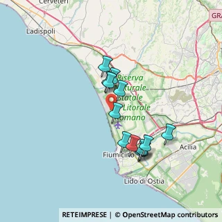 Mappa Viale Castellammare angolo, 00054 Fiumicino RM, Italia (6.37154)