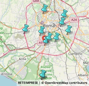 Mappa Piazza Gandhi, 00144 Roma RM, Italia (7.63091)