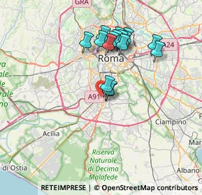 Mappa Piazza Mohandas Karamchand, 00144 Roma RM, Italia (6.77563)