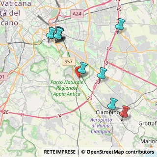 Mappa Via del Calicetto, 00178 Roma RM, Italia (4.72455)