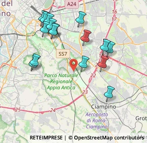 Mappa Via del Calicetto, 00178 Roma RM, Italia (4.40438)