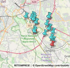 Mappa Via del Calicetto, 00178 Roma RM, Italia (3.117)