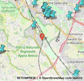 Mappa Via del Calicetto, 00178 Roma RM, Italia (3.236)