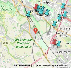 Mappa Via del Calicetto, 00178 Roma RM, Italia (2.64867)