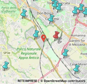 Mappa Via del Calicetto, 00178 Roma RM, Italia (3.18)
