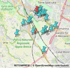 Mappa Via del Calicetto, 00178 Roma RM, Italia (1.8165)