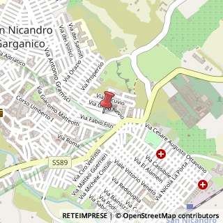 Mappa Via Antonio Gramsci, 28, 71015 San Nicandro Garganico, Foggia (Puglia)
