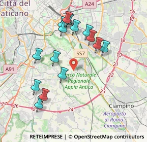 Mappa Via degli Eugenii, 00178 Roma RM, Italia (4.09533)