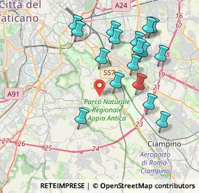 Mappa Via degli Eugenii, 00178 Roma RM, Italia (4.25647)
