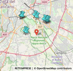 Mappa Via degli Eugenii, 00178 Roma RM, Italia (3.72833)