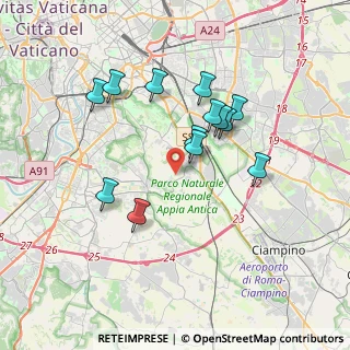 Mappa Via degli Eugenii, 00178 Roma RM, Italia (3.42692)