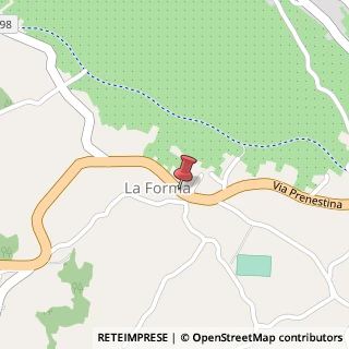 Mappa Via prenestina 292, 03010 Serrone, Frosinone (Lazio)