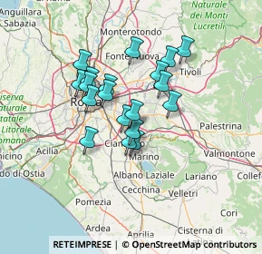 Mappa Via di Tor Vergata, 00178 Roma RM, Italia (11.02368)