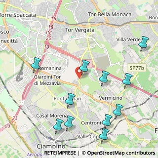 Mappa Via di Tor Vergata, 00178 Roma RM, Italia (2.70091)