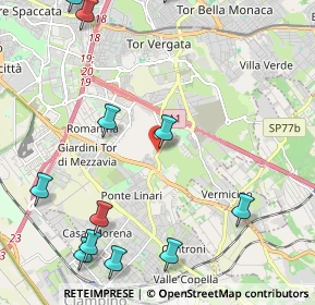 Mappa Via di Tor Vergata, 00178 Roma RM, Italia (3.03917)