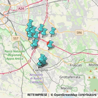 Mappa Via di Tor Vergata, 00178 Roma RM, Italia (3.43389)
