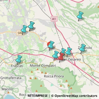 Mappa Via Volturno, 00030 Colonna RM, Italia (4.27545)