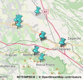 Mappa Via Volturno, 00030 Colonna RM, Italia (3.79545)