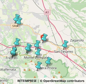 Mappa Via Volturno, 00030 Colonna RM, Italia (4.64643)