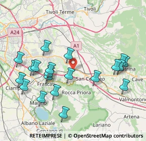 Mappa Via Volturno, 00030 Colonna RM, Italia (8.9885)