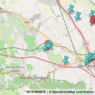 Mappa Via Volturno, 00030 Colonna RM, Italia (3.59)