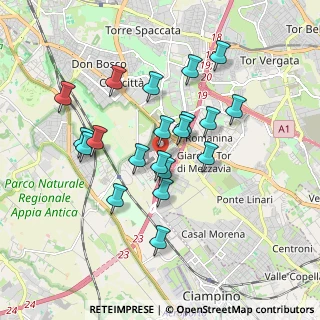Mappa Del, 00173 Roma RM, Italia (1.6955)