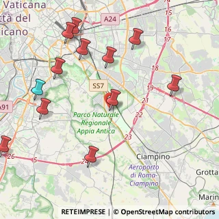 Mappa Via Corigliano Calabro, 00178 Roma RM, Italia (4.86)