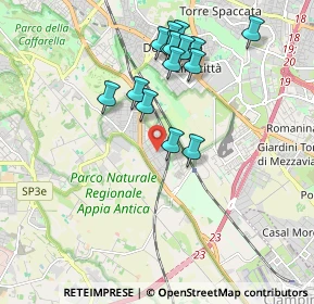 Mappa Via Corigliano Calabro, 00178 Roma RM, Italia (1.93667)