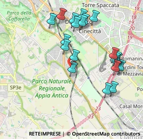 Mappa Via Corigliano Calabro, 00178 Roma RM, Italia (2.141)