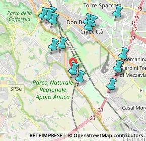 Mappa Via Corigliano Calabro, 00178 Roma RM, Italia (2.29875)