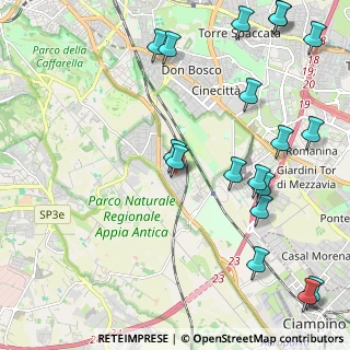 Mappa Via Corigliano Calabro, 00178 Roma RM, Italia (2.98056)