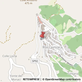 Mappa Via Colle Terra Santa, 27, 86020 Roccavivara CB, Italia, 86020 Molise, Campobasso (Molise)